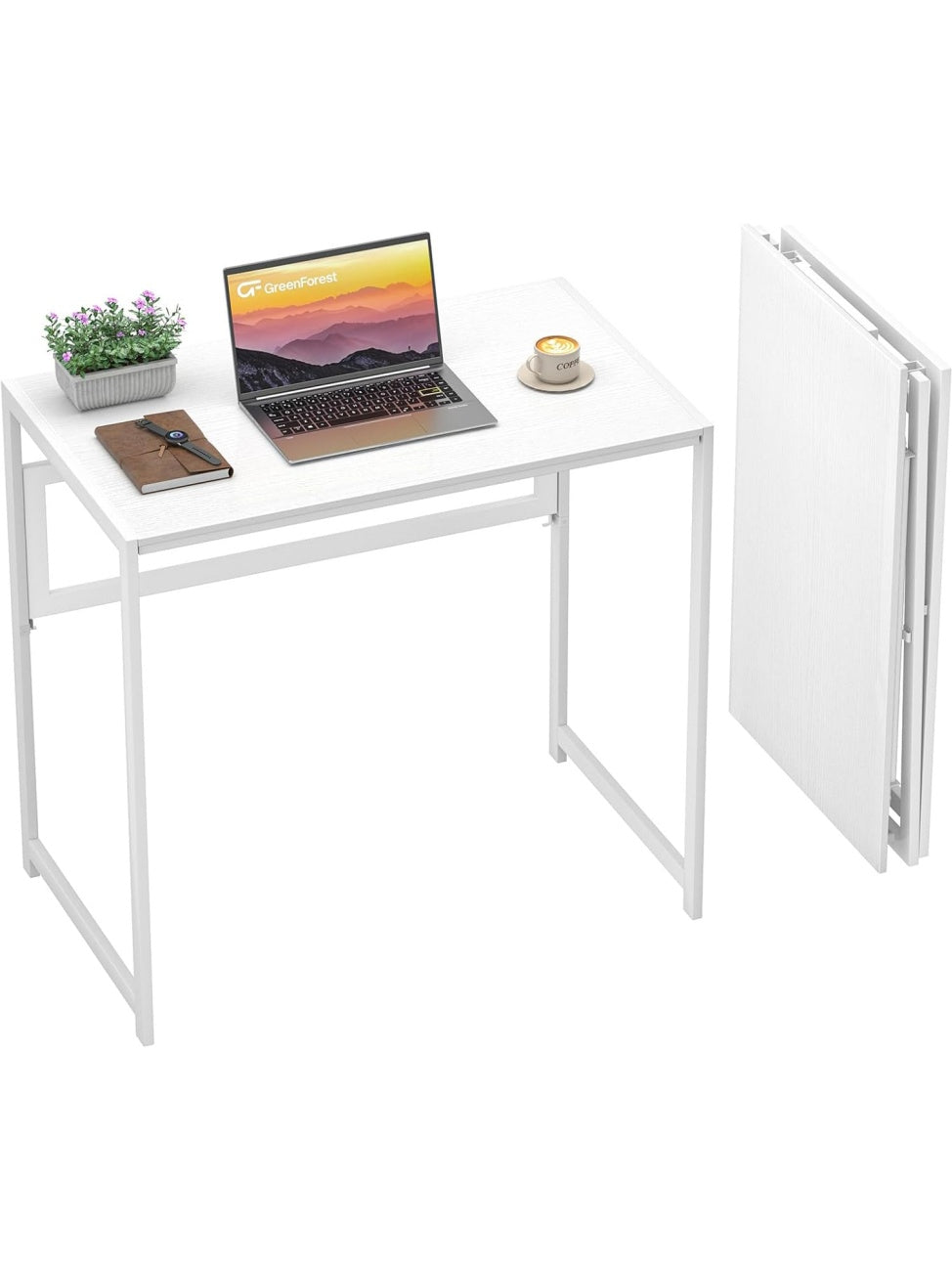 Mesa Plegable Portatil sin Montaje para Ordenador y Espacios Reducidos